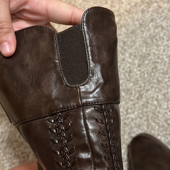 Brown size 9 boots NEW WITHOUT TAGS - Picture 7 of 7